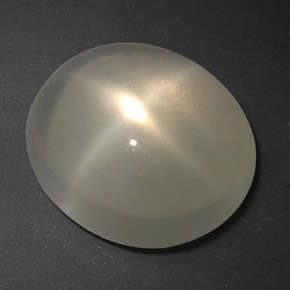 Pietra di luna stellata Color crema naturale da 6.57 ct, Trasparente, Trasparente/Traslucido