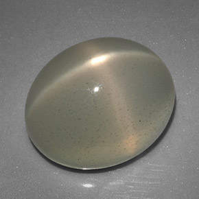 Pietra di luna stellata naturale crema da 12,51 ct, trasparente, trasparente/traslucido