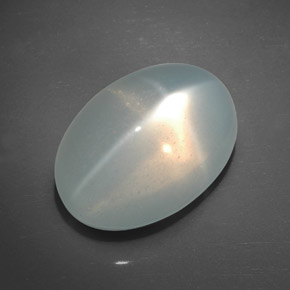 Pietra di luna stellata naturale crema da 24,20 ct, trasparente, trasparente/traslucido
