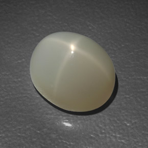 Pietra di luna stellata Color crema naturale da 11.17 ct, Trasparente, Trasparente/Traslucido