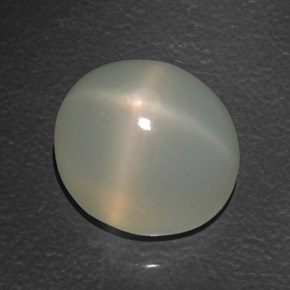 Pietra di luna stellata naturale crema da 16,17 ct, trasparente, trasparente/traslucido