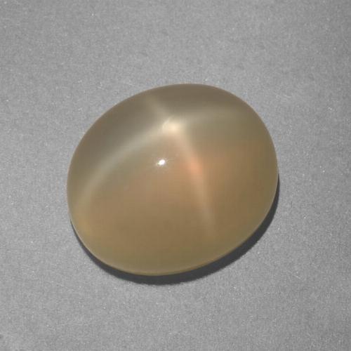 Pietra di luna stellata Arancio medio-chiaro naturale da 5.22 ct, Taglio ovale, Traslucido