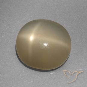 Pietra di luna stellata Arancione marroncino naturale da 6.41 ct, Ovale, Traslucido