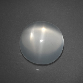 Pietra di luna stellata Color crema naturale da 4.47 ct, Taglio ovale, Traslucido