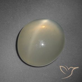 Pietra di luna stellata Giallo chiaro naturale da 10.38 ct, Ovale, Traslucido