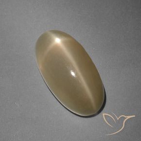 Pietra di luna stellata Arancio medio-scuro naturale da 7.96 ct, Ovale, Traslucido