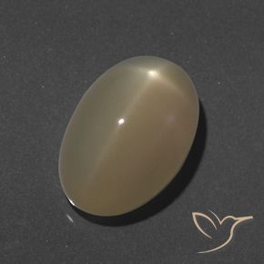 Pietra di luna stellata Arancio medio-scuro naturale da 9.46 ct, Ovale, Traslucido