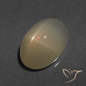 Pietra di luna stellata Giallo chiaro naturale da 8.92 ct, Ovale, Traslucido