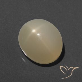 Pietra di luna stellata Giallo chiaro naturale da 7.49 ct, Ovale, Traslucido