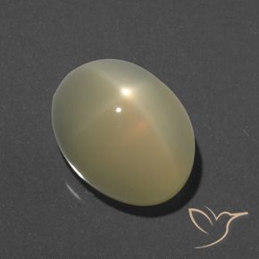 Pietra di luna stellata Giallo chiaro naturale da 7.95 ct, Ovale, Traslucido