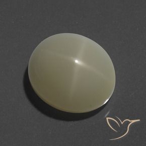 Pietra di luna stellata Giallo chiaro naturale da 8.98 ct, Ovale, Opaco