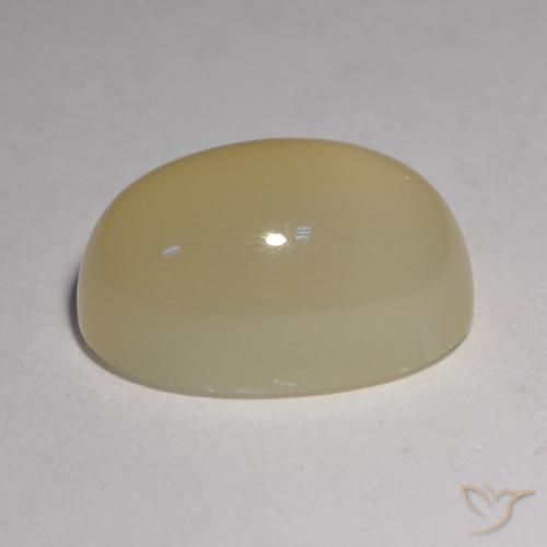 Pietra di luna stellata Marrone chiaro naturale da 5.38 ct, Ovale, Traslucido