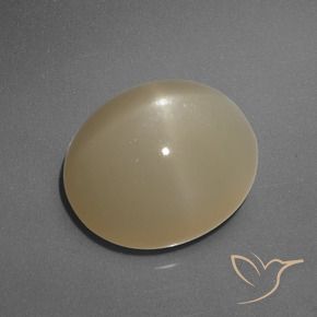Pietra di luna stellata Arancio medio-scuro naturale da 6.05 ct, Ovale, Traslucido