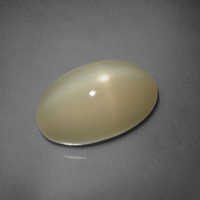 Pietra di luna stellata Oro chiaro naturale da 5.25 ct, Taglio ovale, Traslucido