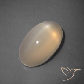 Pietra di luna stellata Arancio medio-chiaro naturale da 5.51 ct, Ovale, Traslucido
