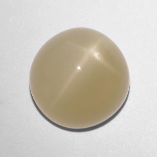 Pietra di luna stellata naturale marrone da 5,72 ct, taglio rotondo, traslucido