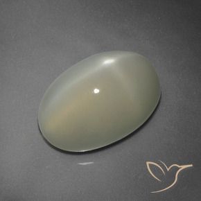 Pietra di luna stellata Giallo chiaro naturale da 7.47 ct, Ovale, Traslucido