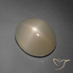 Pietra di luna stellata Marrone chiaro naturale da 7.89 ct, Ovale, Traslucido