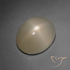 Pietra di luna stellata Marrone chiaro naturale da 7.89 ct, Ovale, Traslucido