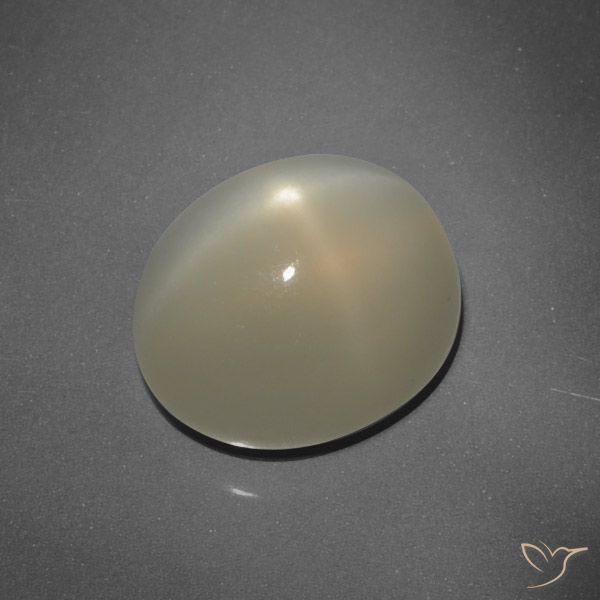 7.24ct Naturale Marrone terroso Pietra di luna stellata, Ovale, Traslucido, Photo A