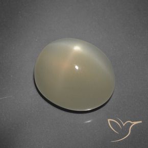 Pietra di luna stellata Marrone terroso naturale da 7.24 ct, Ovale, Traslucido