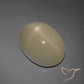 Pietra di luna stellata Marrone chiaro naturale da 7.30 ct, Ovale, Traslucido