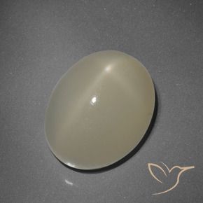 Pietra di luna stellata Marrone chiaro naturale da 7.55 ct, Ovale, Traslucido