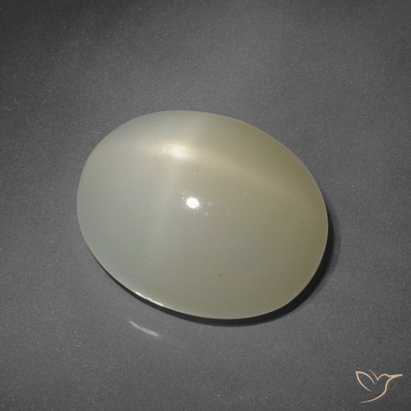 7.80ct Naturale Marrone terroso Pietra di luna stellata, Ovale, Traslucido