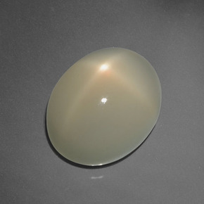 Pietra di luna stellata naturale marrone da 7,26 ct, taglio ovale, traslucido