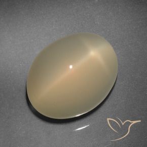 Pietra di luna stellata Marrone chiaro naturale da 11.92 ct, Ovale, Traslucido