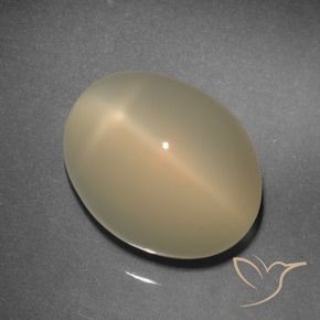 Pietra di luna stellata Marrone chiaro naturale da 11.92 ct, Ovale, Traslucido