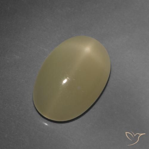 4.86ct Naturale Tortilla Marrone Chiaro Pietra di luna stellata, Ovale, Traslucido, Photo A
