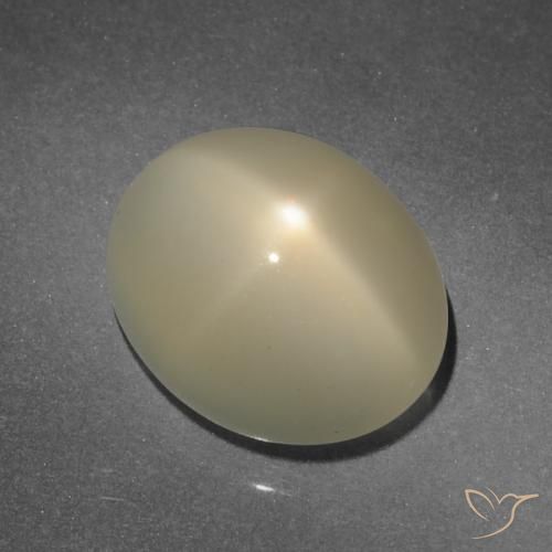 Pietra di luna stellata Marrone medio-chiaro naturale da 7.89 ct, Ovale, Traslucido
