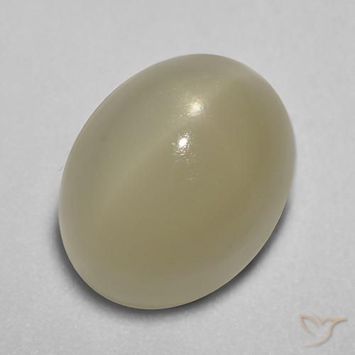 7.26ct Naturale Marrone Caffè Chiaro Pietra di luna stellata, Ovale, Traslucido