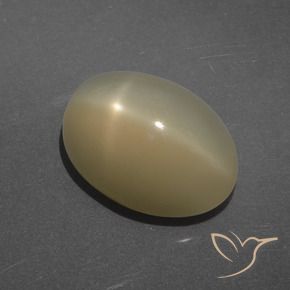 Pietra di luna stellata Marrone chiaro naturale da 7.14 ct, Ovale, Traslucido