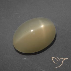 Pietra di luna stellata Marrone chiaro naturale da 7.14 ct, Ovale, Traslucido