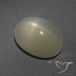 Pietra di luna stellata Marrone medio-chiaro naturale da 7.16 ct, Ovale, Traslucido