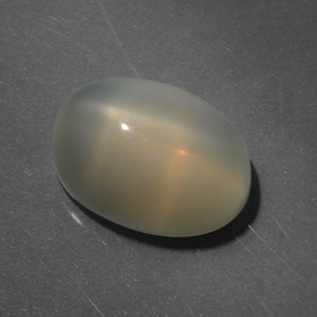 Pietra di luna stellata Marrone Caffè Chiaro naturale da 7.60 ct, Taglio ovale, Traslucido