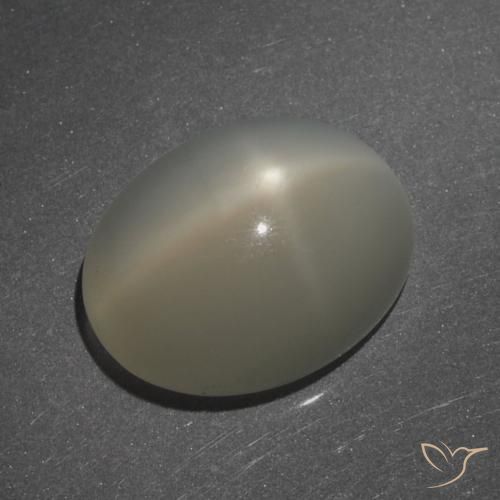 7.62ct Naturale Marrone Caffè Chiaro Pietra di luna stellata, Ovale, Traslucido