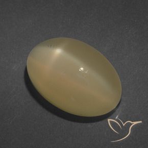 Pietra di luna stellata Arancione marroncino naturale da 7.25 ct, Ovale, Traslucido