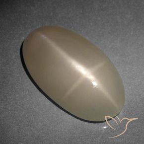 Pietra di luna stellata Arancio medio-scuro naturale da 9.34 ct, Ovale, Traslucido