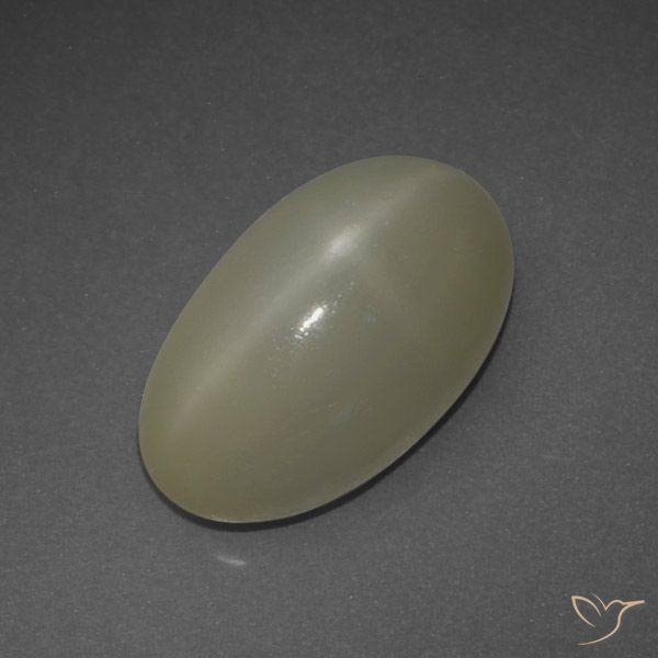 6.48ct Naturale Marrone chiaro Pietra di luna stellata, Ovale, Traslucido