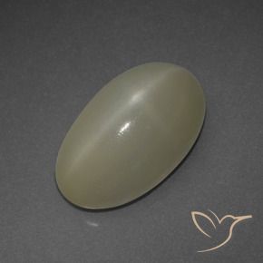 Pietra di luna stellata Marrone chiaro naturale da 6.48 ct, Ovale, Traslucido