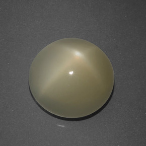 Pietra di luna stellata Marrone terroso naturale da 5.09 ct, Taglio rotondo, Traslucido