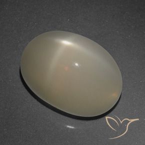 Pietra di luna stellata Marrone Caffè Chiaro naturale da 8.95 ct, Ovale, Traslucido