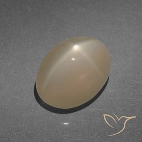 Pietra di luna stellata Marrone chiaro caldo Warm naturale da 8.47 ct, Ovale, Traslucido