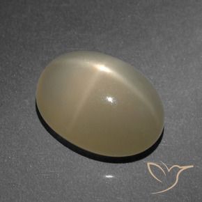 Pietra di luna stellata Marrone chiaro naturale da 8.25 ct, Ovale, Traslucido