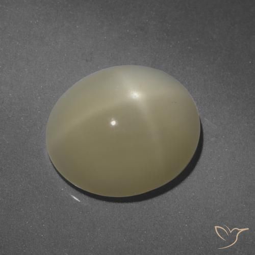 6.51ct Naturale Marrone Caldo Chiaro Pietra di luna stellata, Ovale, Traslucido, Photo A