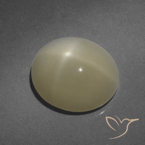 Pietra di luna stellata Marrone Caldo Chiaro naturale da 6.51 ct, Ovale, Traslucido