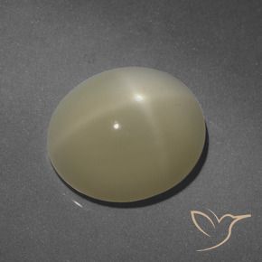 Pietra di luna stellata Marrone Caldo Chiaro naturale da 6.51 ct, Ovale, Traslucido